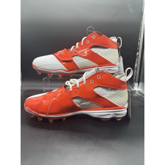 Men\'s 11 Nike Air Huarache Football/Lacrosse Cleats Orange NEW WITHOUT BOX main image 8